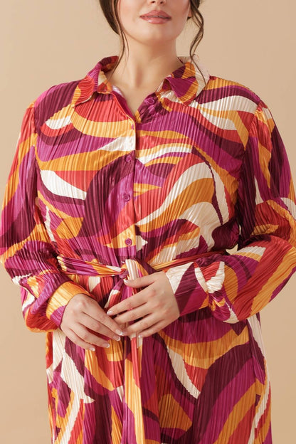 Get on Board Woven Plisse Mini Dress