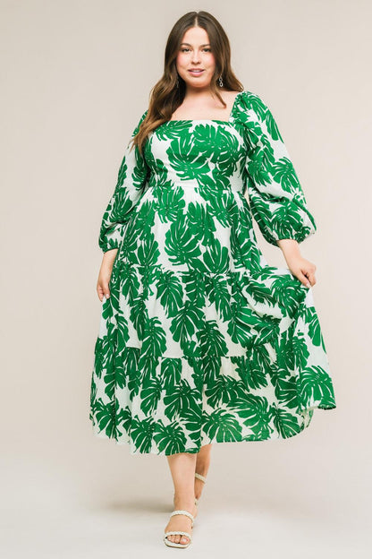 All the Drama Woven Midi Dress