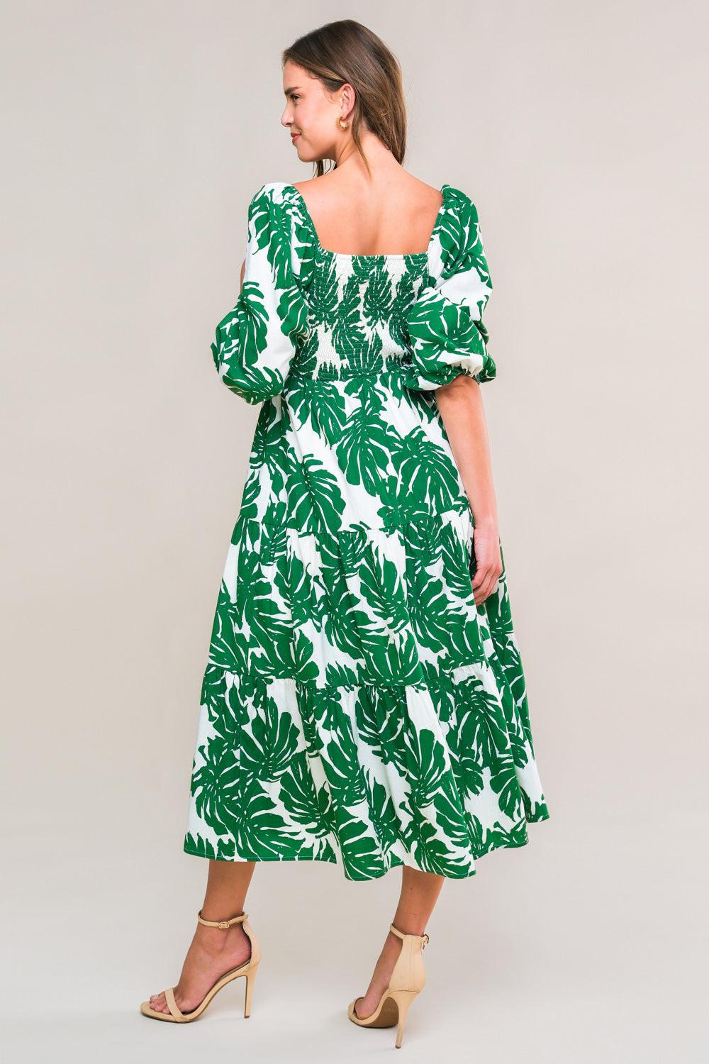 All the Drama Woven Midi Dress