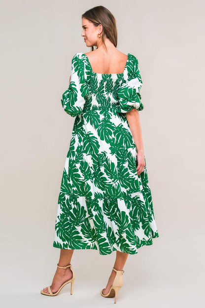 All the Drama Woven Midi Dress