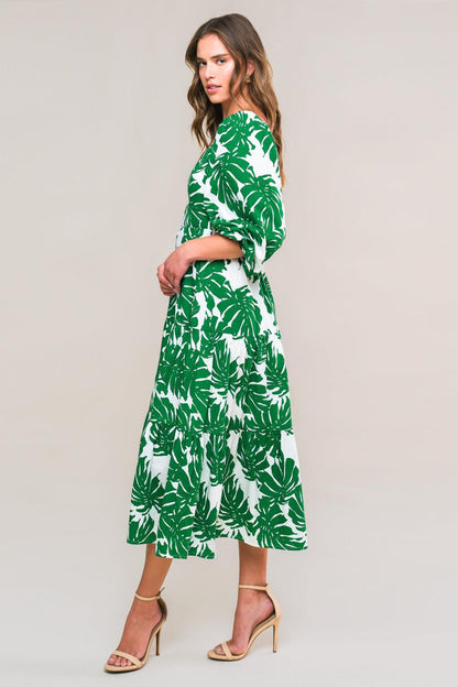 All the Drama Woven Midi Dress