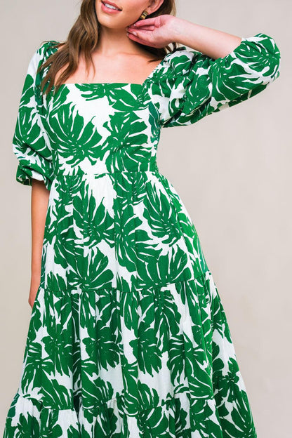 All the Drama Woven Midi Dress