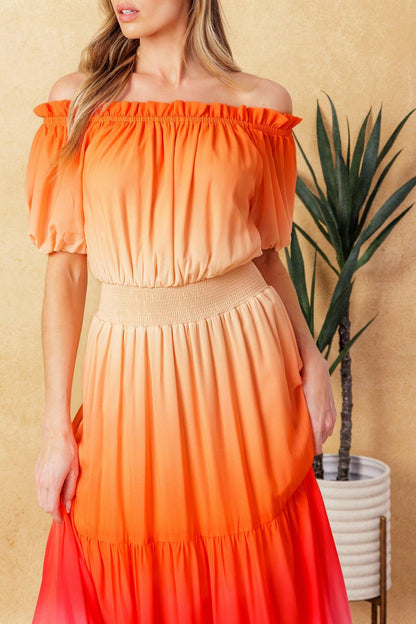 Forgotten Story Woven Maxi Dress