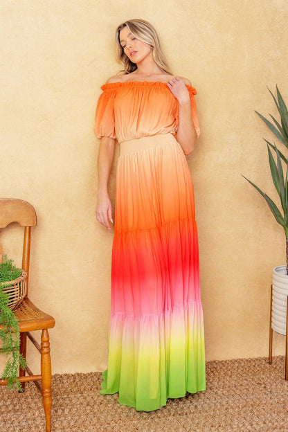 Forgotten Story Woven Maxi Dress