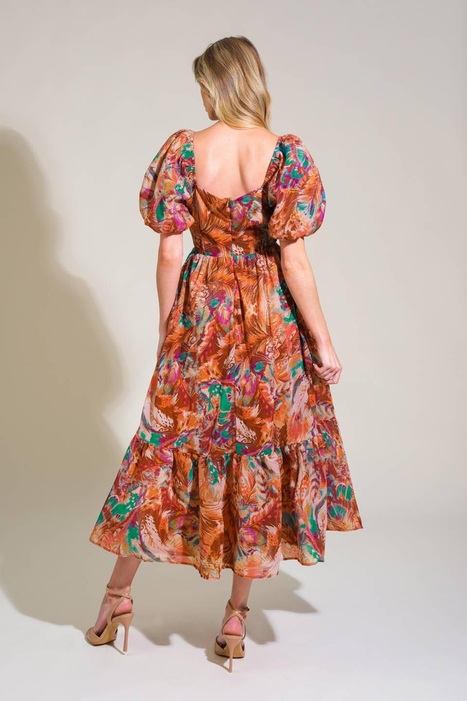 Bring Us Back Woven Midi Dress