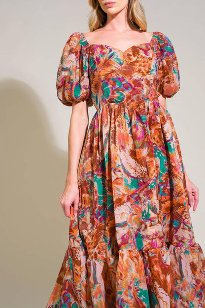 Bring Us Back Woven Midi Dress