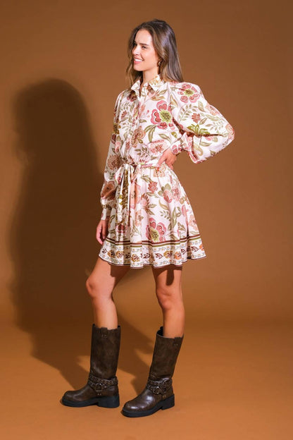 Desert Dawn Woven Mini Dress