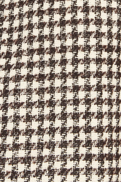 Elegant Check Tweed Mini Dress