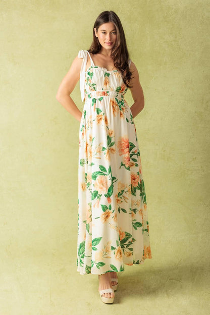 A Perfect Match Woven Maxi Dress