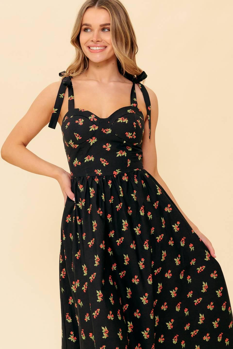 Enchanting Moments Woven Mdi Dress