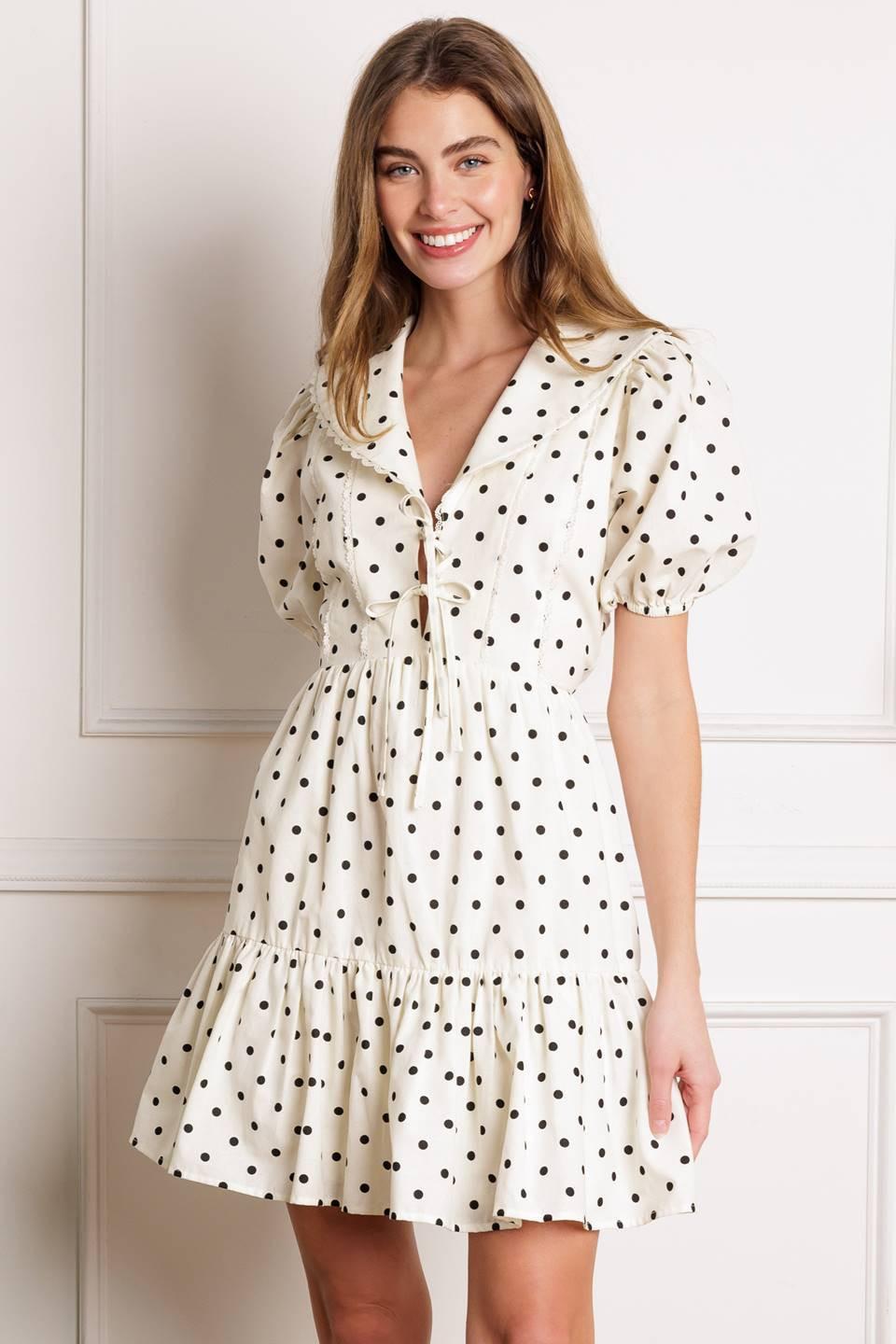 Brighter Days Woven Mini Dress