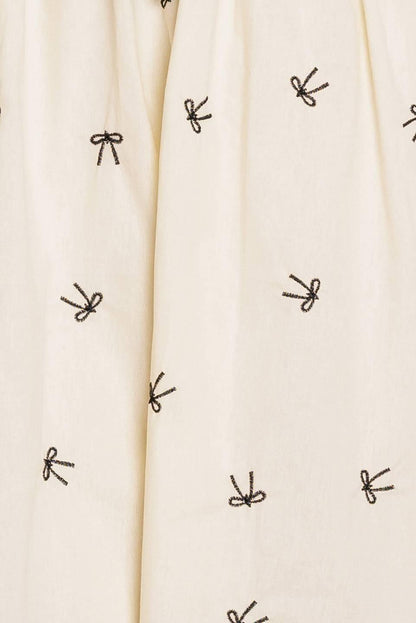 A Day at the Vineyard Woven Mini Badydoll Dress