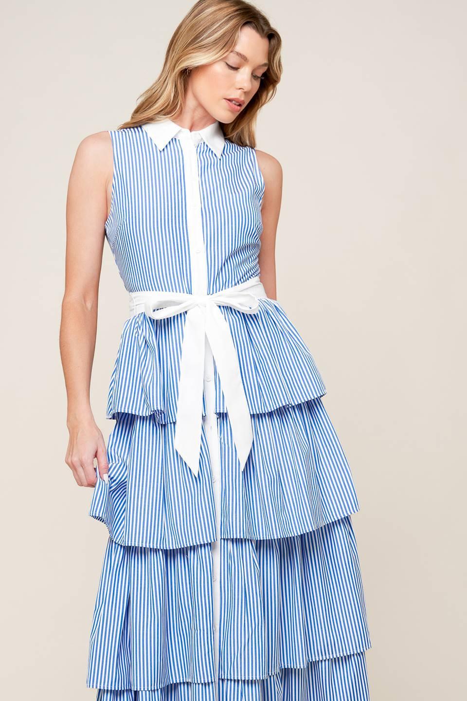 A Touch of Grace Woven Midi Dress