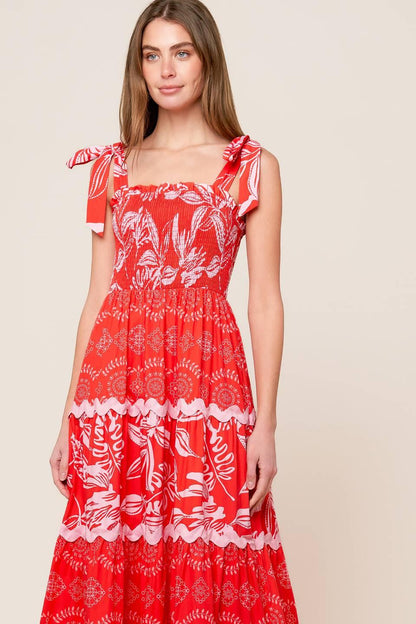 Brighter Days Woven Maxi Dress