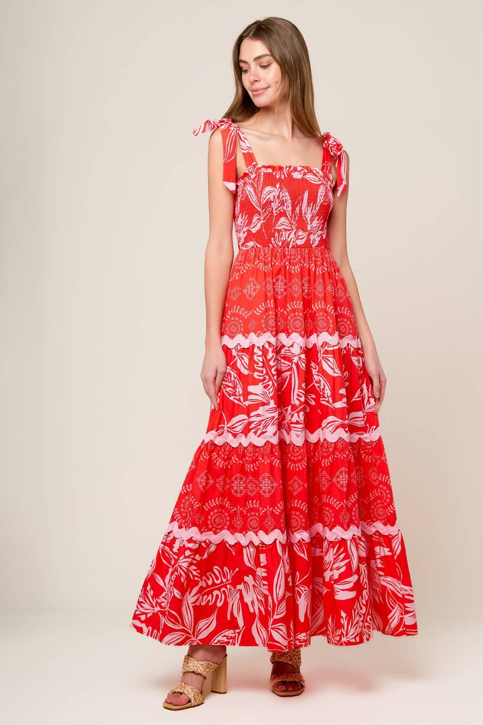 Brighter Days Woven Maxi Dress