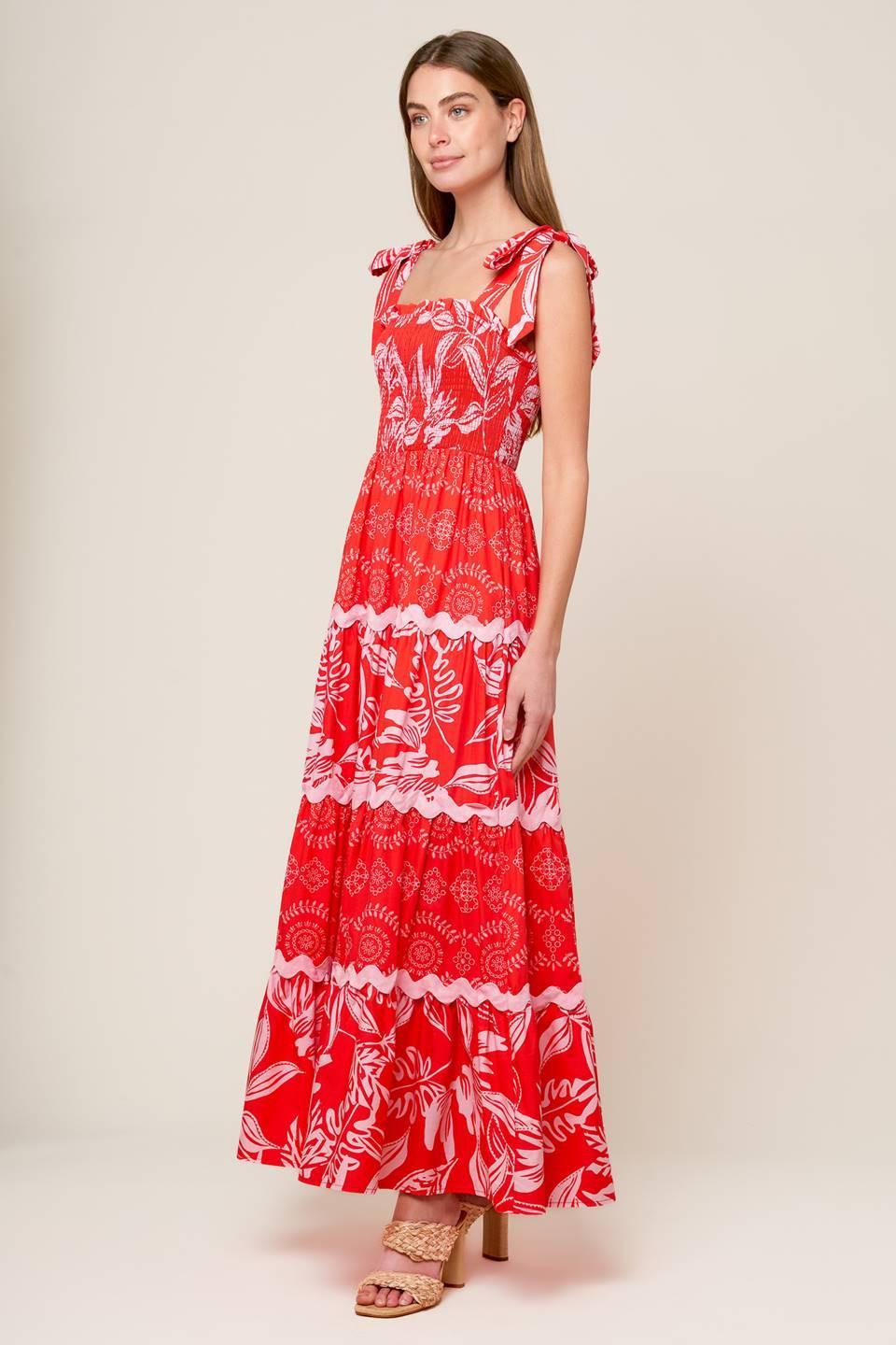 Brighter Days Woven Maxi Dress