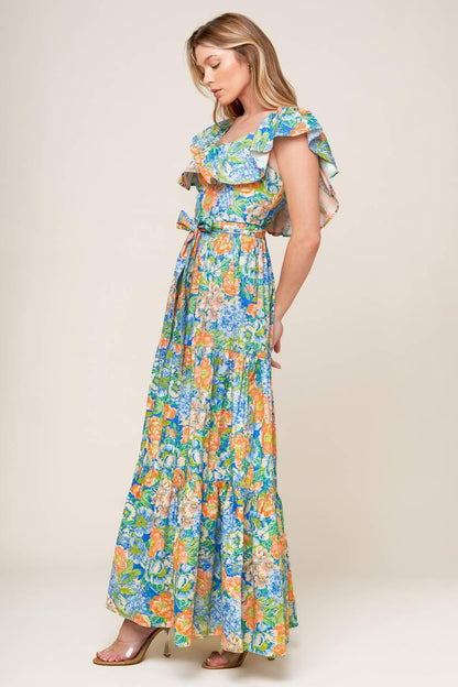 Delightful Garden Party Woven Maxi Dress