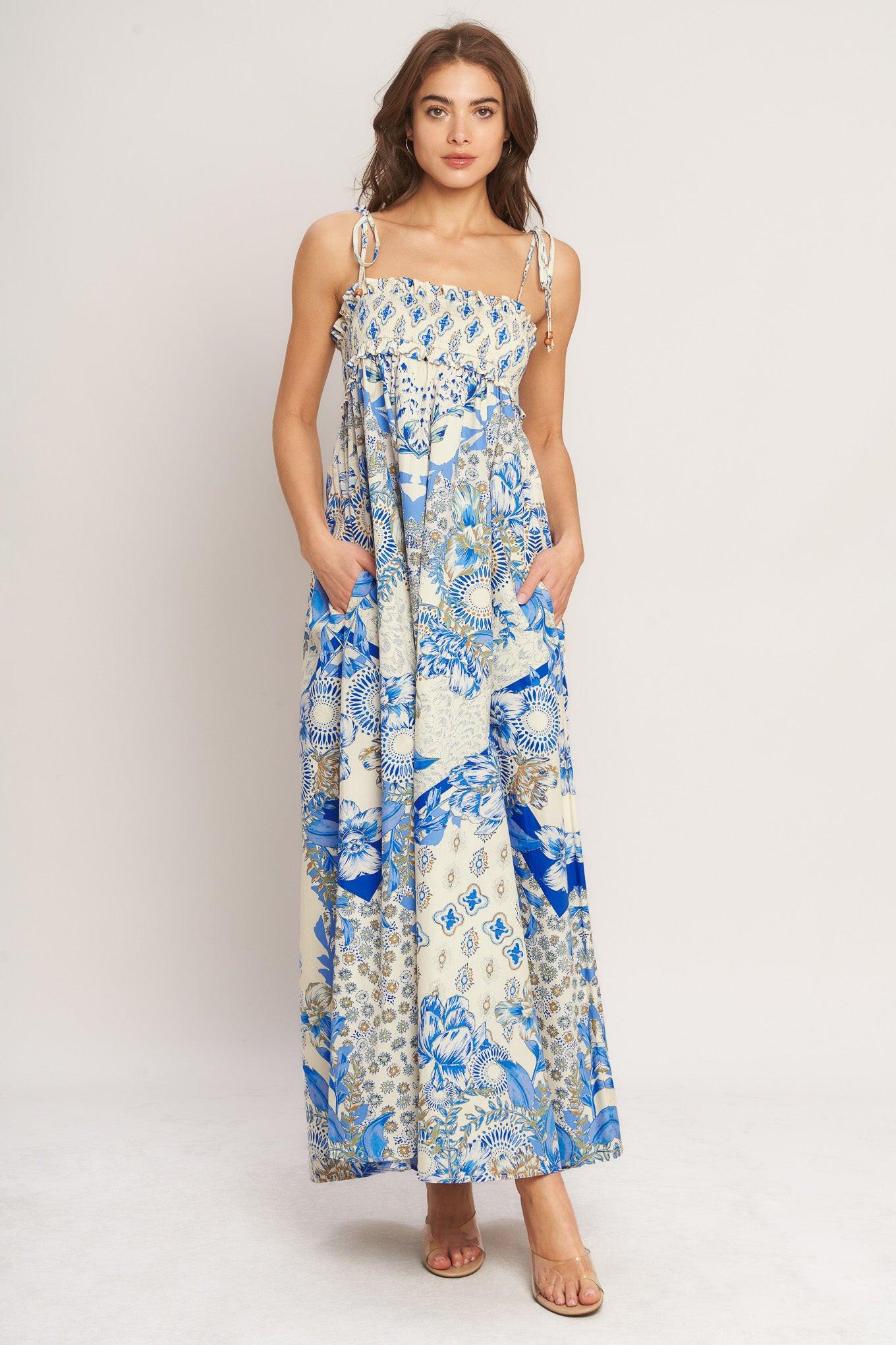 Coastal Dream Woven Maxi Dress