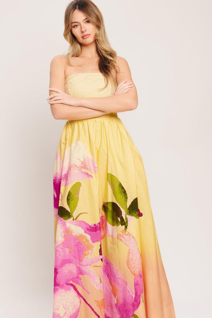 Dreamy Ombre Woven Maxi Dress