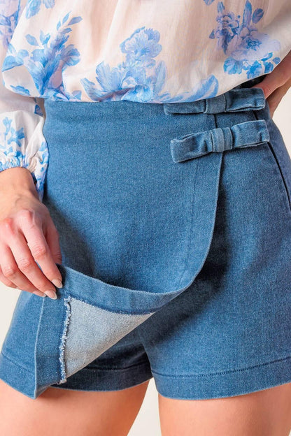 Distant Echoes Denim Skort
