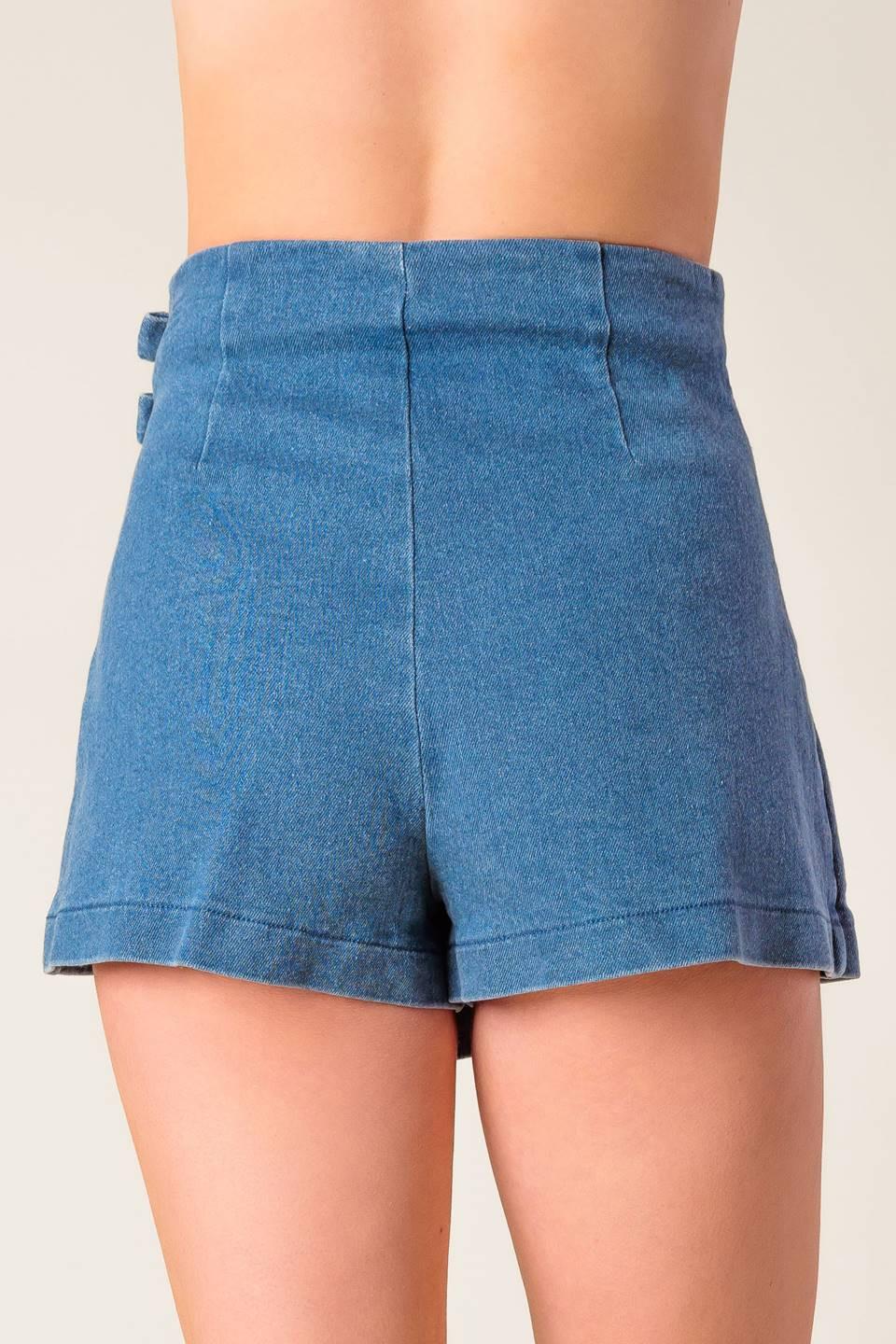 Distant Echoes Denim Skort