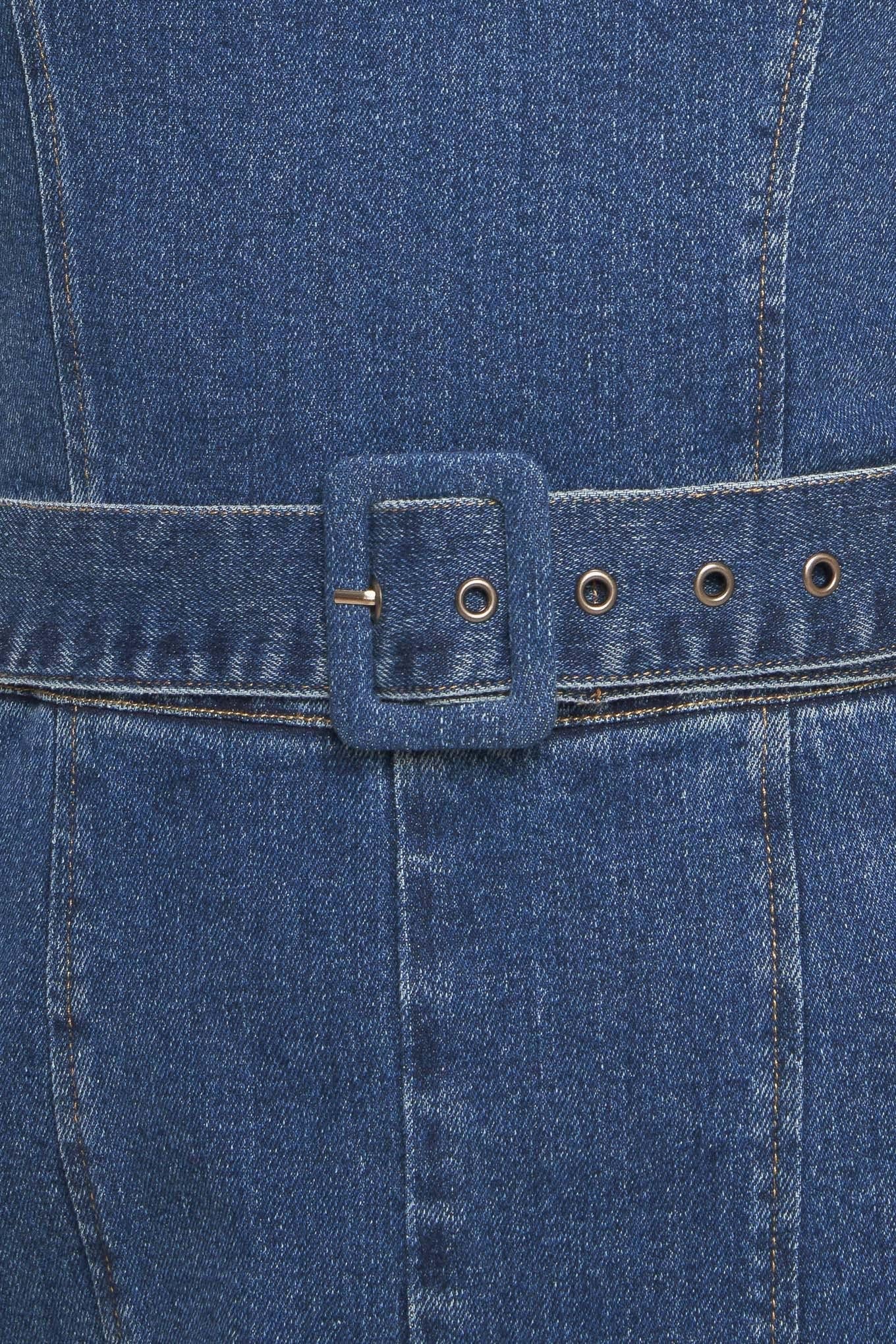 Expert Sweetness Medium Indigo Denim Jumpsuit