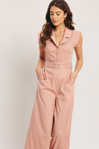 City Icon Woven Jumpsuit