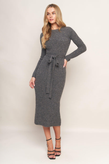 Be Good to Me Sweater Midi Dress