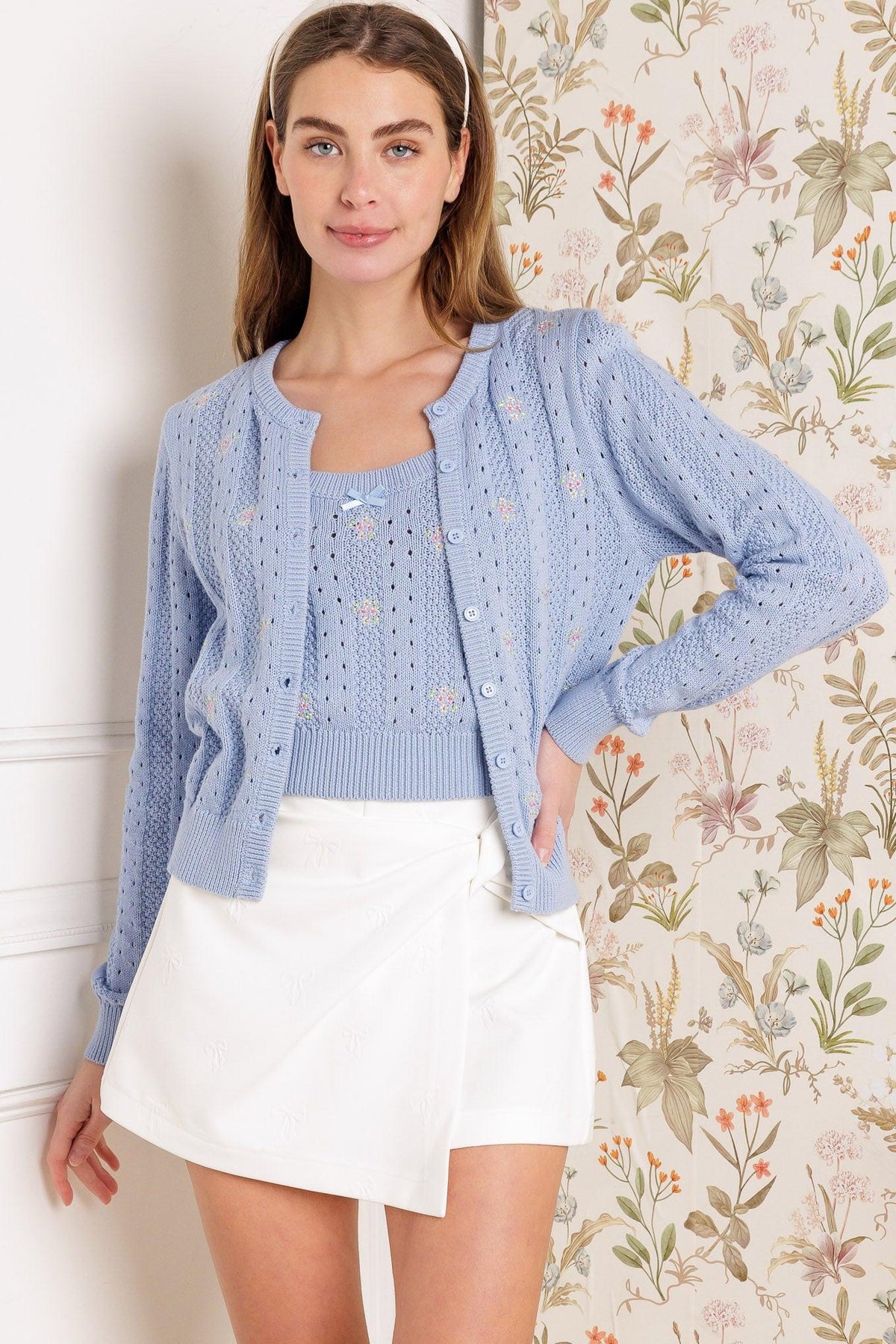 Days That Fade Sweater and Cardigan Set