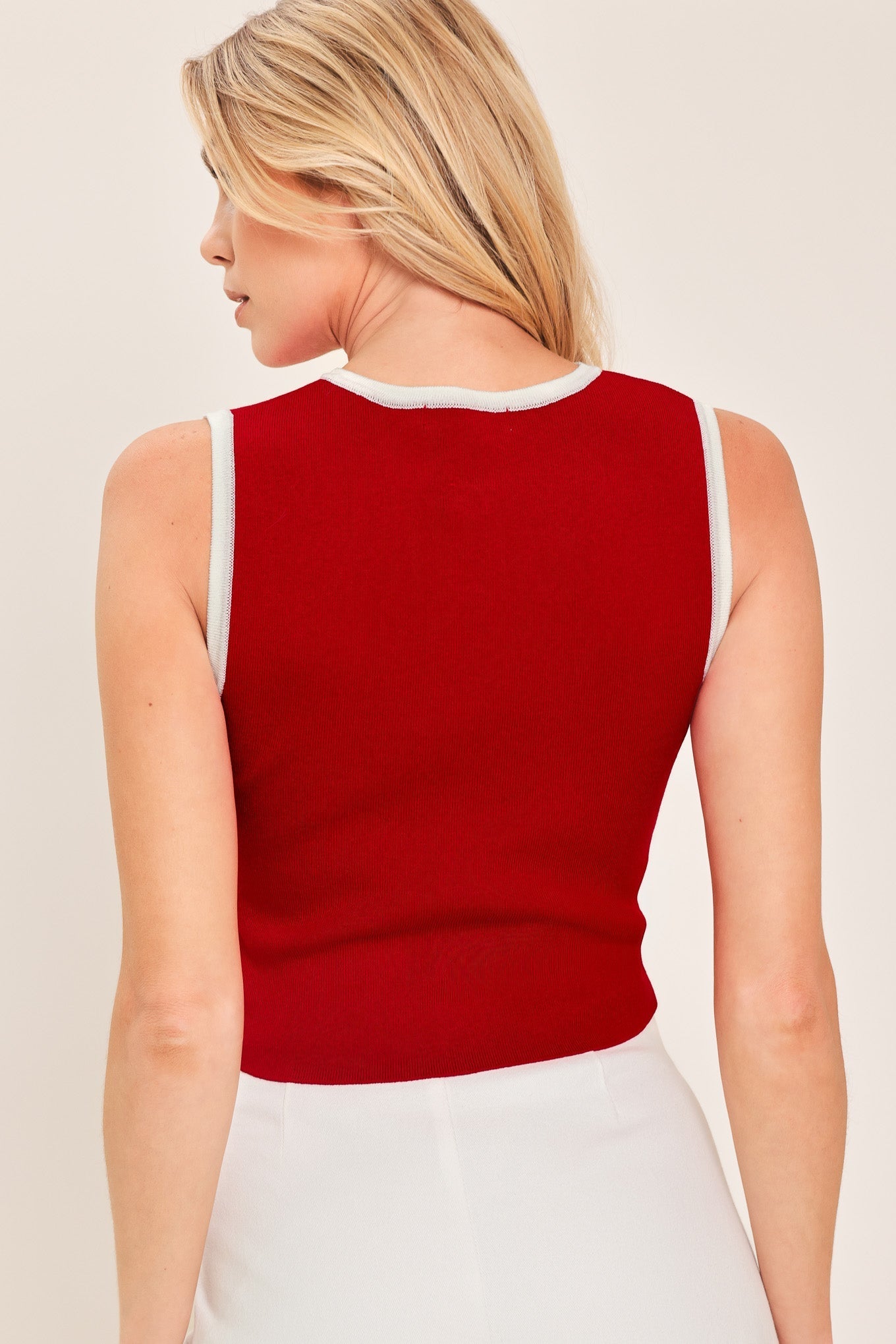 Cherry Soda Sweater Knit Top