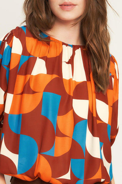Gone in a Blink Woven Top