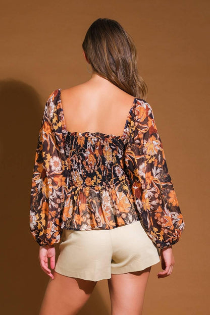 Beaming Perfection Woven Top