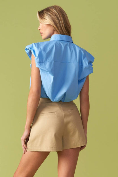 Creating Memories Woven Crop Top