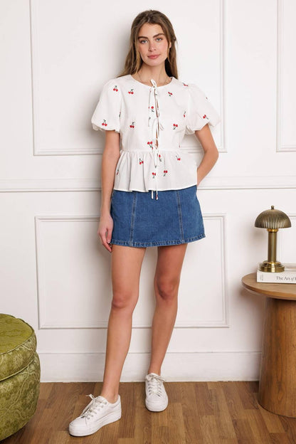 Closer Than Ever Woven Top