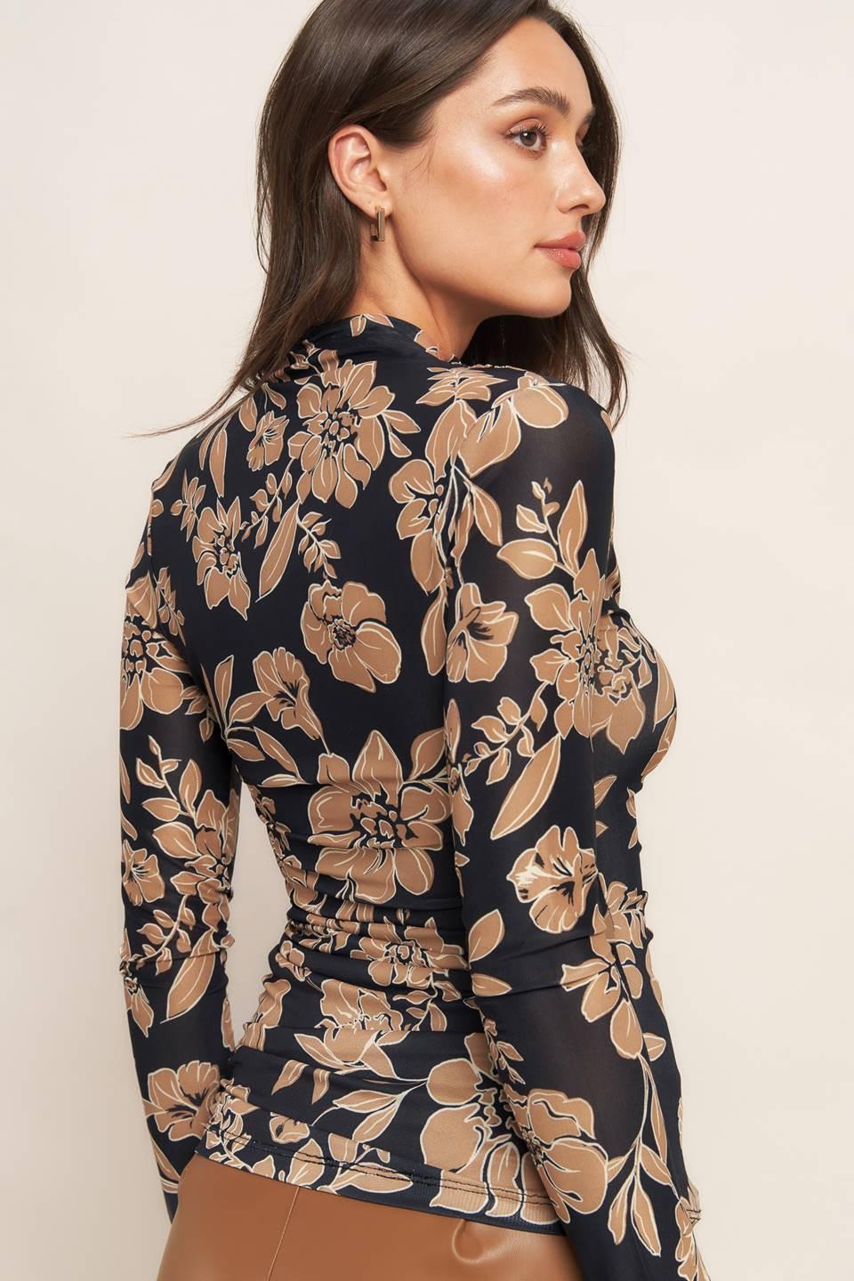 City Night Out Power Mesh Top