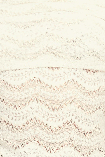 Angelic Sweetie Cream Woven Top