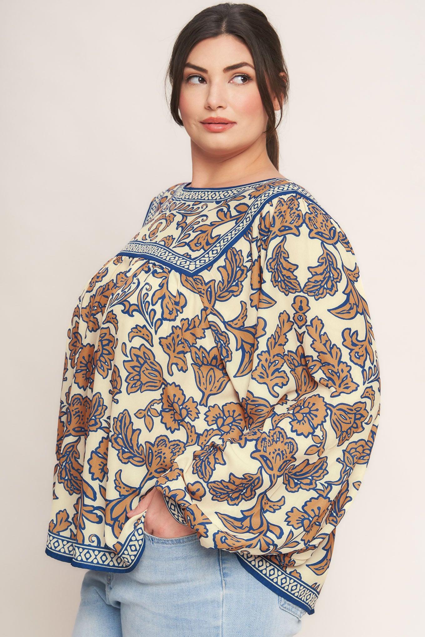 Boheme Meadow Woven Top
