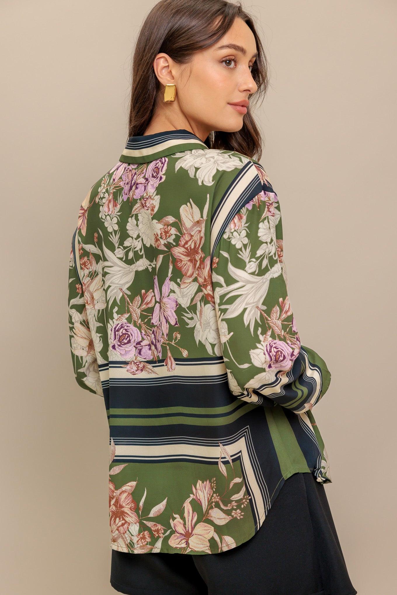 Garden Club  Woven Top