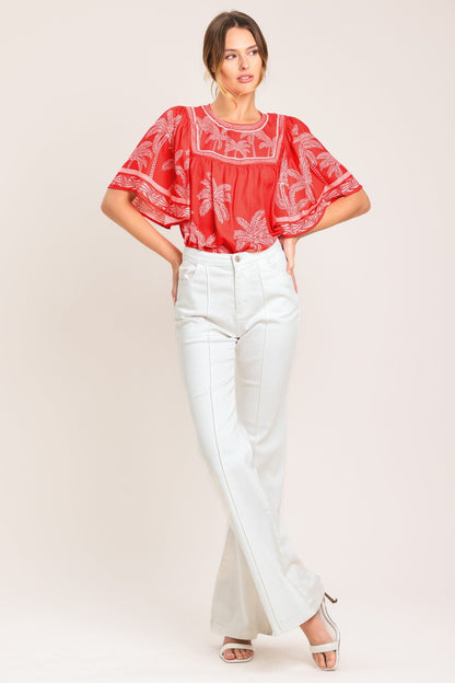 Breeze Story Woven Top