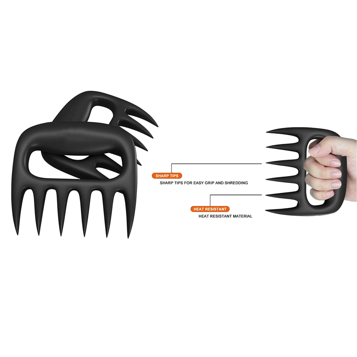 1947Kitchen 4-Pack: Meat Chicken Poultry Shredding Pulling Claws