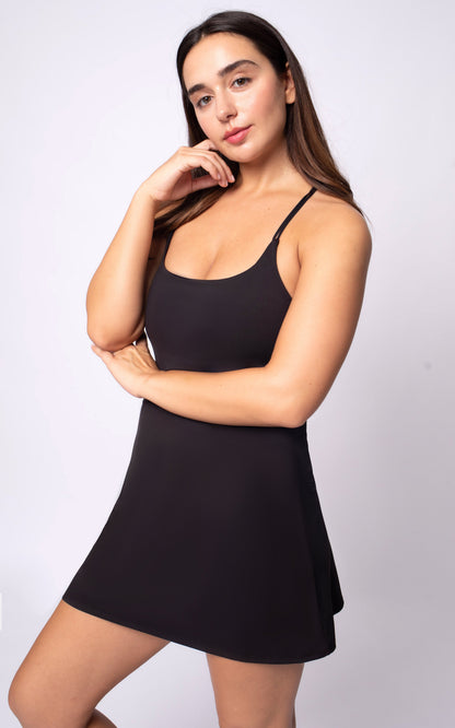 90 Degree by Reflex Lux Dress with Built-In Bra and Shorts