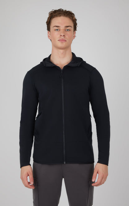 90 Degree by Reflex Men's Softlite Fleece Inside Hoodie Jacket