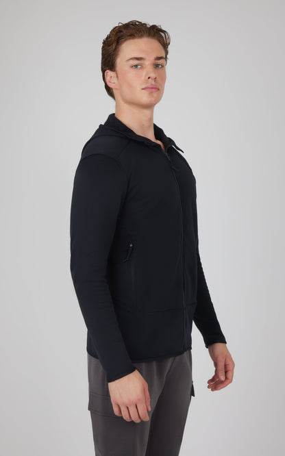 90 Degree by Reflex Men's Softlite Fleece Inside Hoodie Jacket