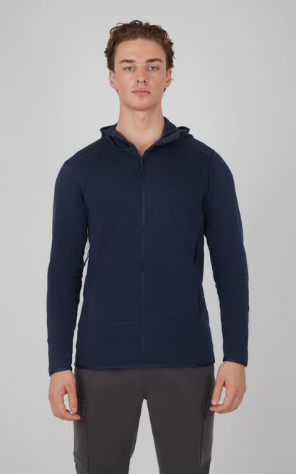 90 Degree by Reflex Men's Softlite Fleece Inside Hoodie Jacket