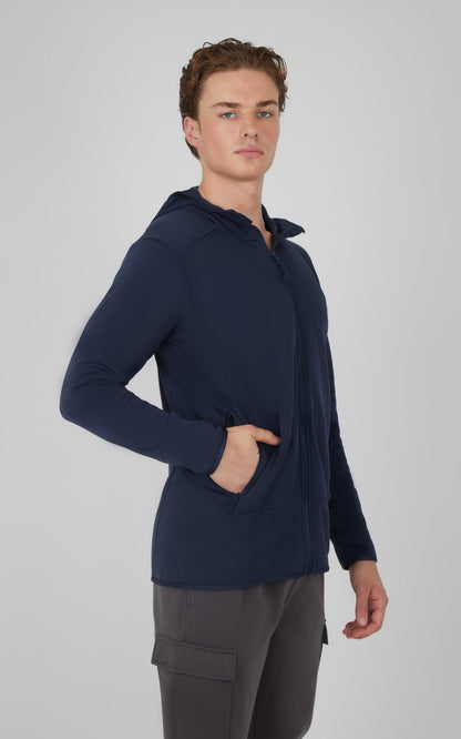 90 Degree by Reflex Men's Softlite Fleece Inside Hoodie Jacket