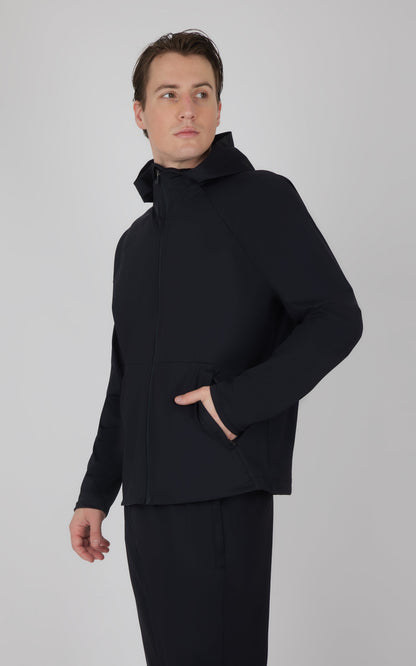 90 Degree by Reflex Men's Brushed Warp Full Zip Hoodie