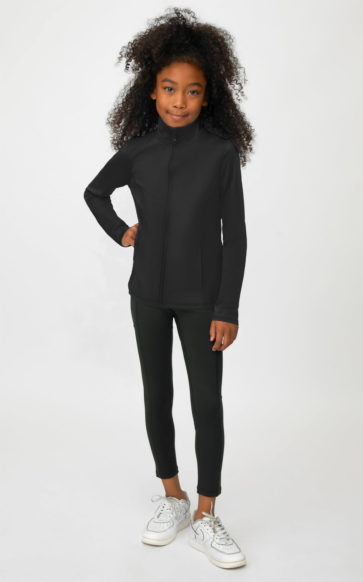 90 Degree by Reflex Girls Full Zip Jacket