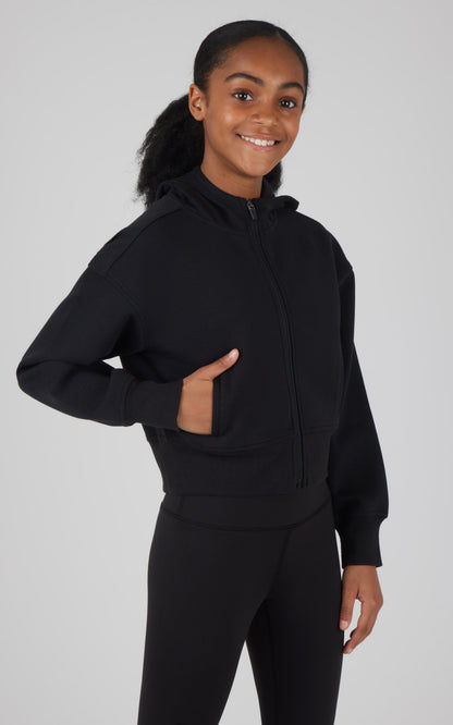 90 Degree by Reflex Girls Softlite Ascend Full Zip Jacket