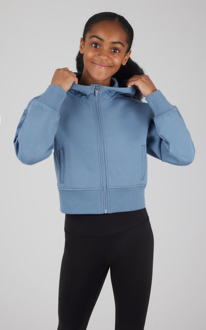 90 Degree by Reflex Girls Softlite Ascend Full Zip Jacket