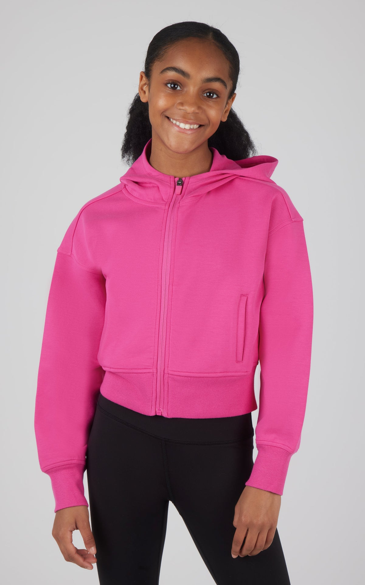 90 Degree by Reflex Girls Softlite Ascend Full Zip Jacket